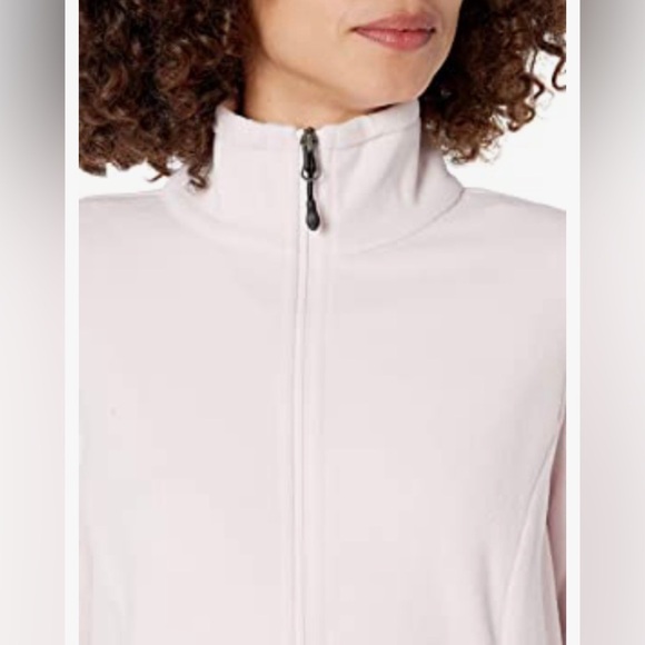 Amazon Essentials Full-zip Warm Polar Fleece Jacket Light Pink, Women’s Medium - Picture 5 of 6